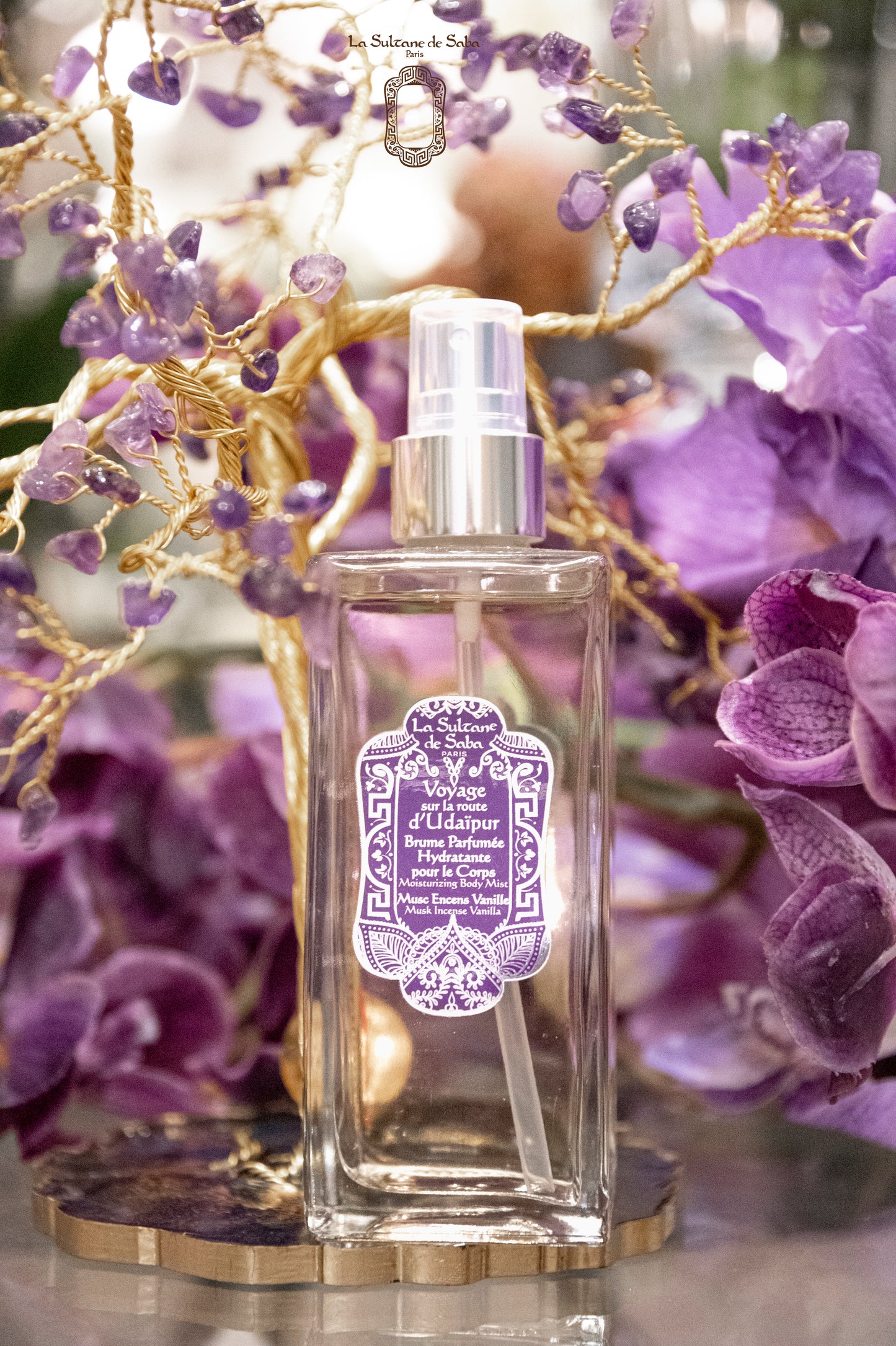 Brume hydratante corps et cheveux Udaipur 200ml