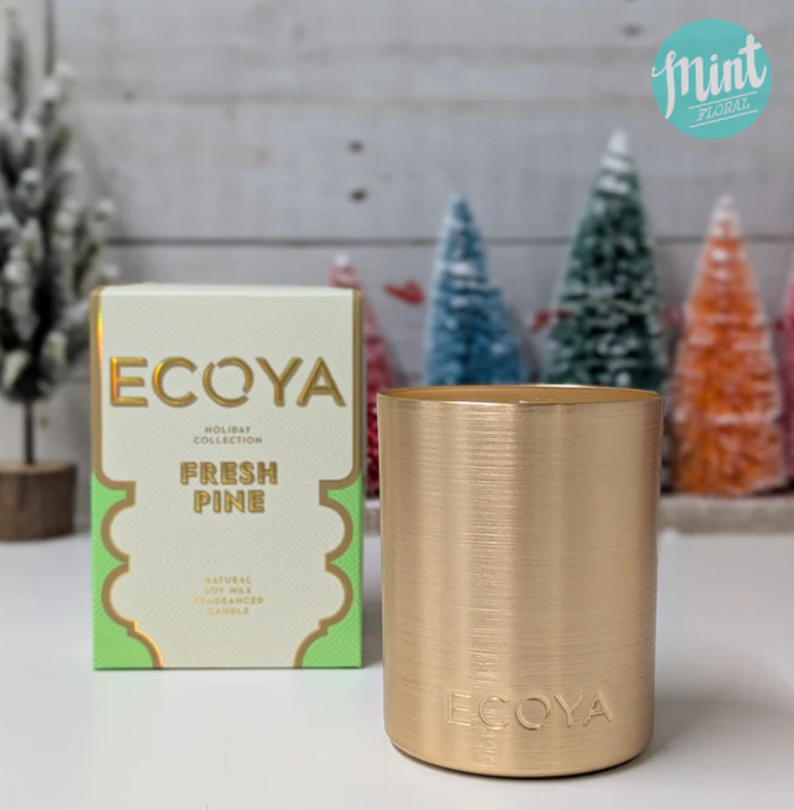 Ecoya Noel Bougie GOLDIE dorée