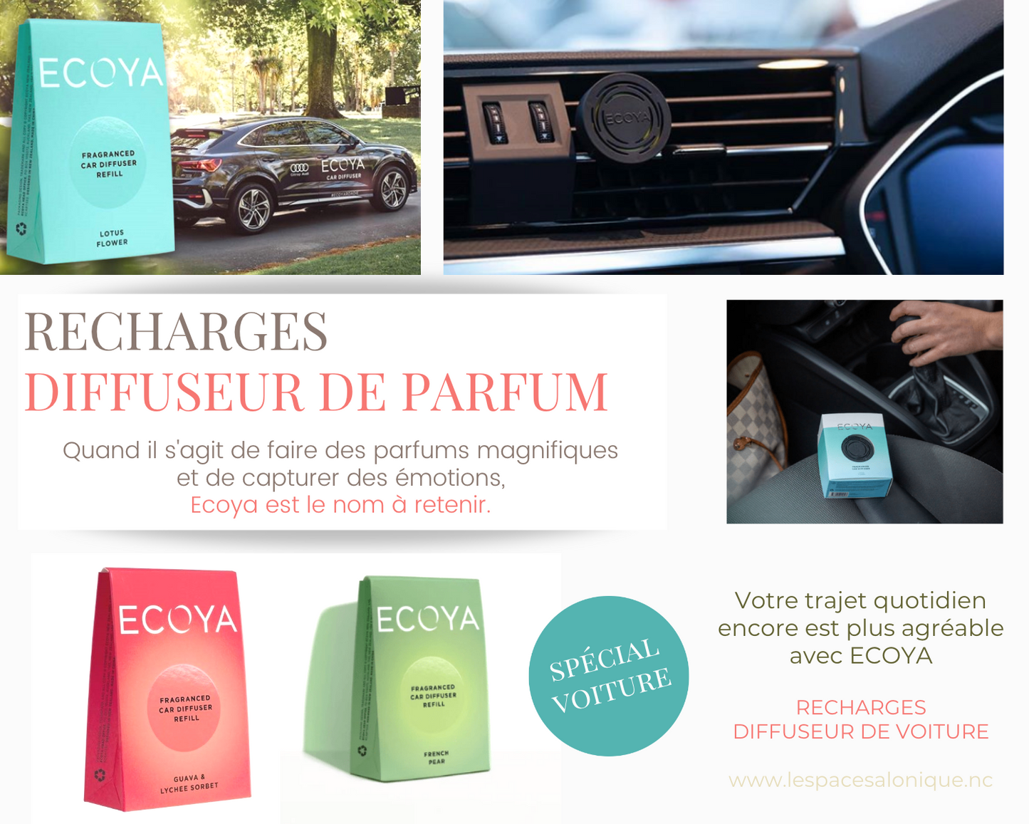 Ecoya Diffuseur de parfum voiture