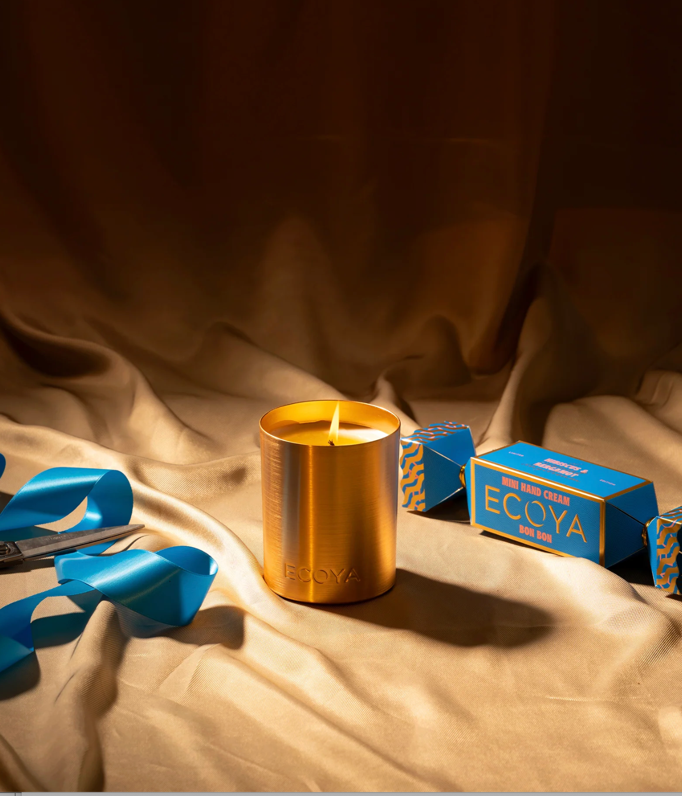 Ecoya Noel Bougie GOLDIE dorée