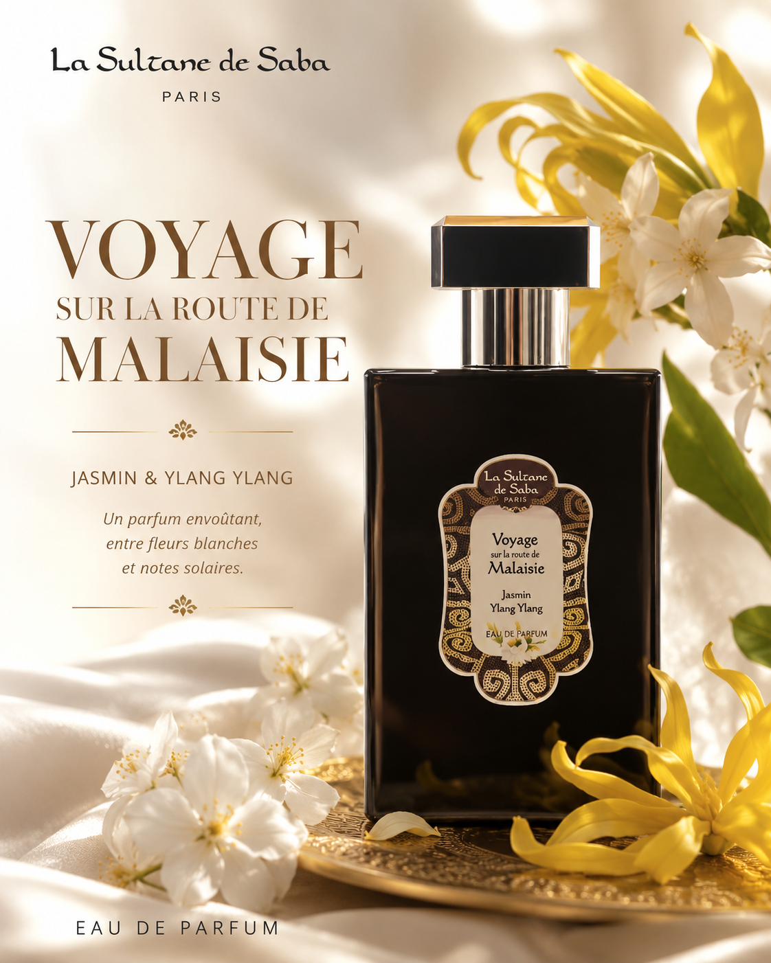 Eau de parfum Ylang Ylang Fleurs de champaka 100ml